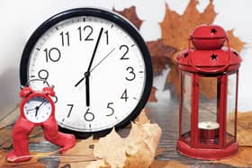 It'll soon be time for the clocks to go back.
