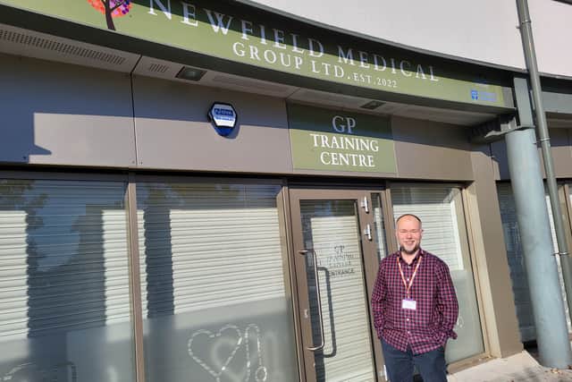 David Ramsay, pictured outside Newfield Medical Practice's GP training centre.
