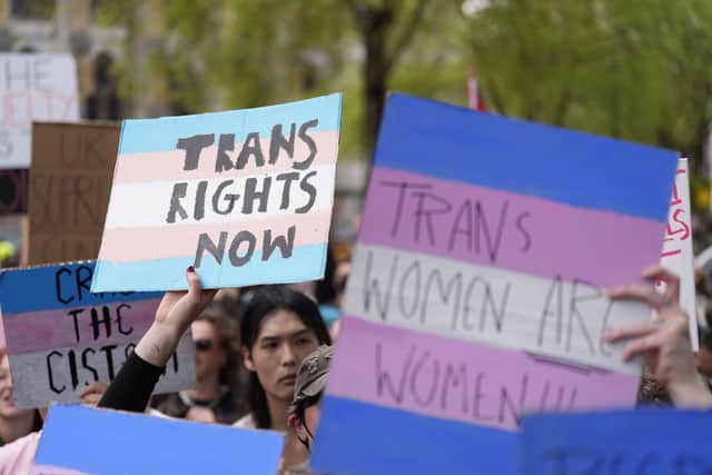 Judges unanimously ruled in April that a woman is defined by biological sex under equality laws, sparking protests from trans rights campaigners