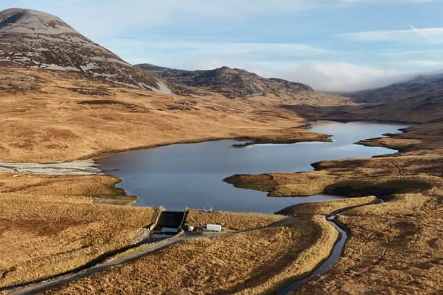 Inver dam on the Isle of Jura on the west coast of Scotland