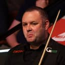 Scotland's Stephen Maguire is in action today.