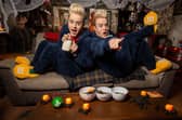 With 49% of Brits unable to watch spooky films without hiding, M&M'S challenges Jedward to a haunted house screening.