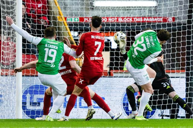 Aberdeen and Hibs will do battle at Pittodrie this weekend.