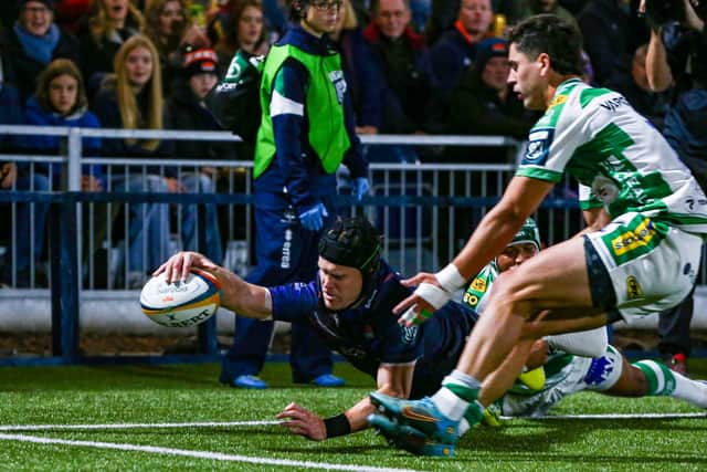 Darcy Graham scored two tries in Edinburgh's win over Benetton last week.