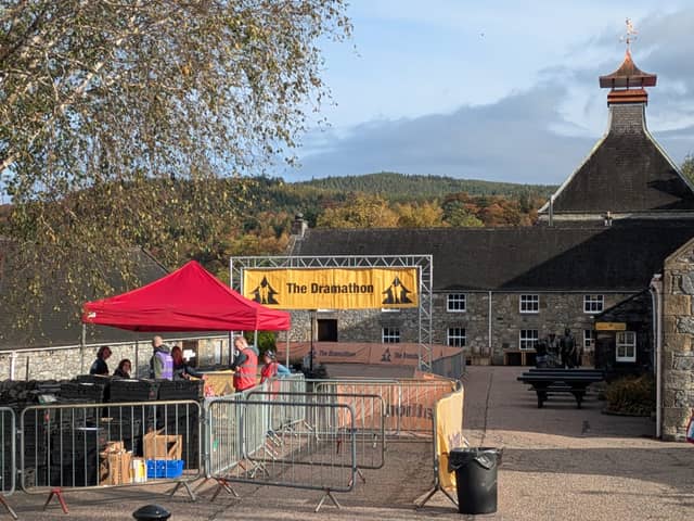 The 2025 Dramathon finishing line