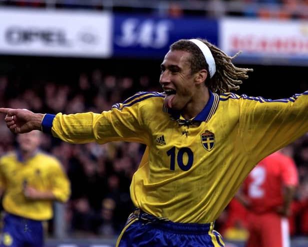 Celtic legend Henrik Larsson has been tipped for a major coaching role by a former international teammate. Cr: Getty Images.