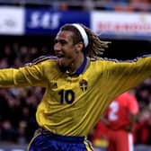 Celtic legend Henrik Larsson has been tipped for a major coaching role by a former international teammate. Cr: Getty Images.
