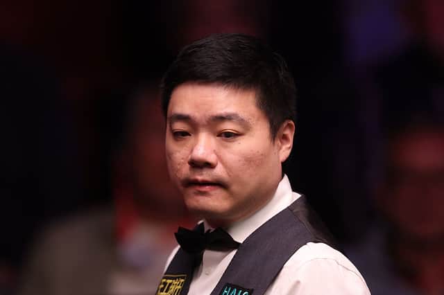 Ding Junhui is the defending champion at the International Open snooker.