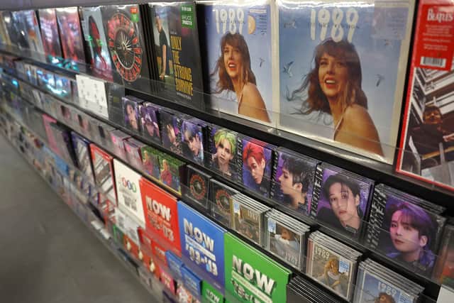 Vinyl records and CD's at the HMV store on Oxford Street in London. Once on the brink of collapse, the retailer is pressing ahead with a major high street comeback (Photo: Peter Nicholls/Getty Images)
