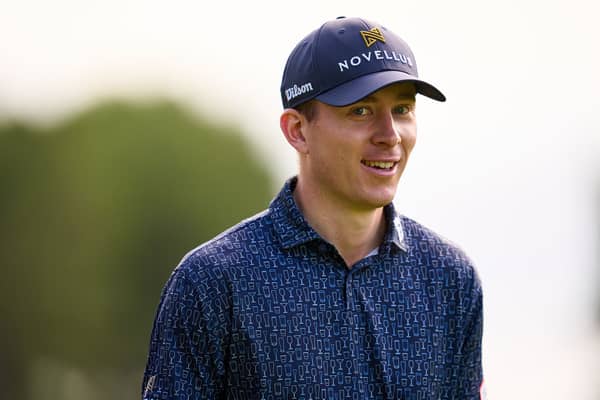 Leader Euan Walker pictured during day one of the Rolex Grand Final supported by The R&A at Club de Golf Alcanada in Alcudia