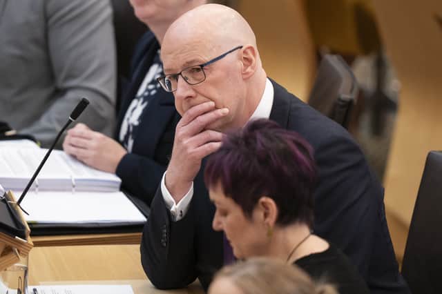 First Minister John Swinney