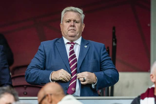 Hearts CEO Andrew McKinlay.