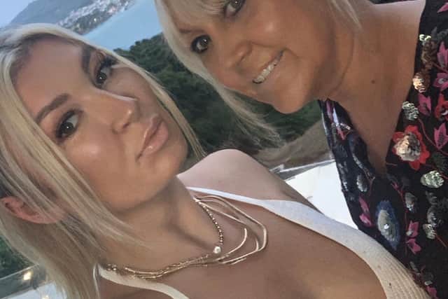 Michelle Taylor with her daughter Issy