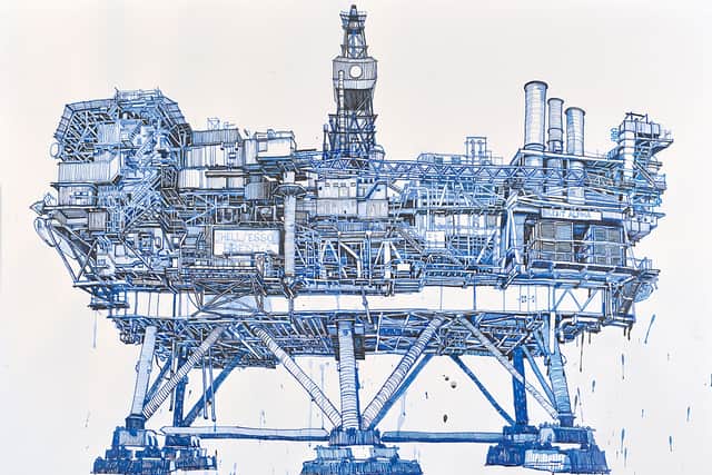 Oil Rig, by Lachlan Goudie
