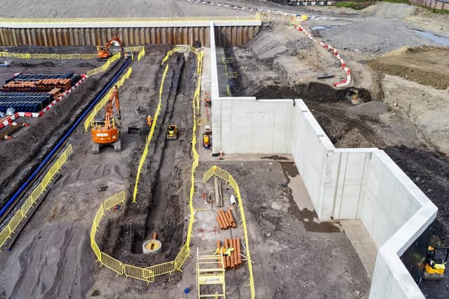 Construction work is underway on the new HM Prison Glasgow, which is designed to hold 1,344 inmates (Picture: John Devlin)