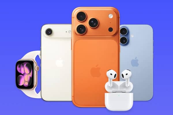 The Apple tech range