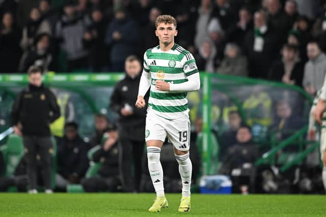 Callum Osmand made his Celtic debut last month.