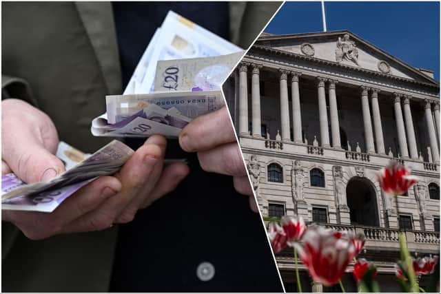 The Bank of England has kept interest rates at 4% for the second time in a row (Photos: Getty Images)