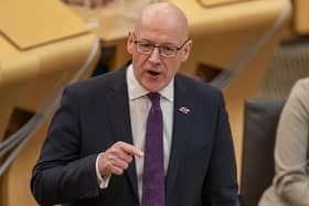First Minister John Swinney 