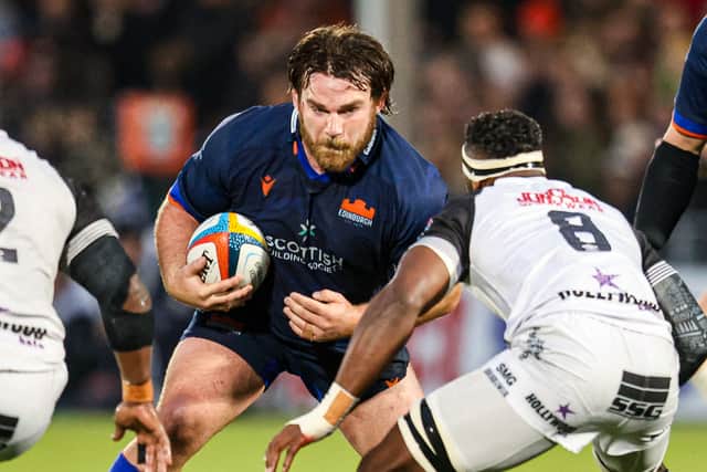 D'arcy Rae has been in good form for Edinburgh Rugby this season.