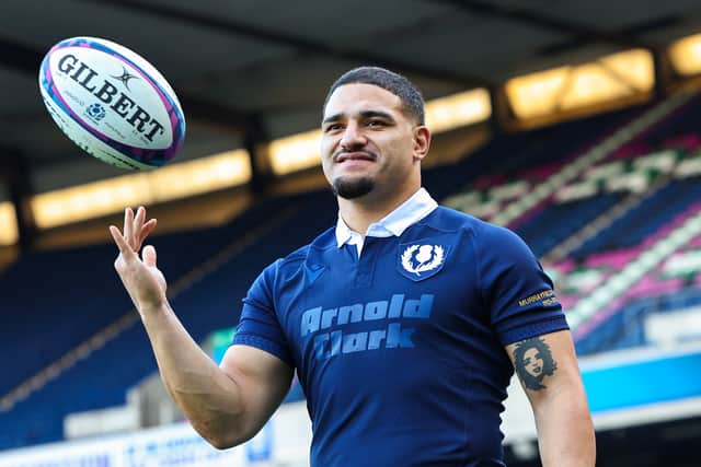 Sione Tuipulotu prepares for Scotland's clash with New Zealand.