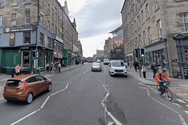 The planned tram route would include along South Bridge past the main University of Edinburgh campus
