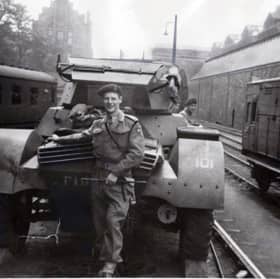 Lieutenant Robin Tudsbery, of the Royal Horse Guards, who died in Lower Saxony, aged 25, during the final days of World War Two. A chapel built in his honour stands in Craigmillar.