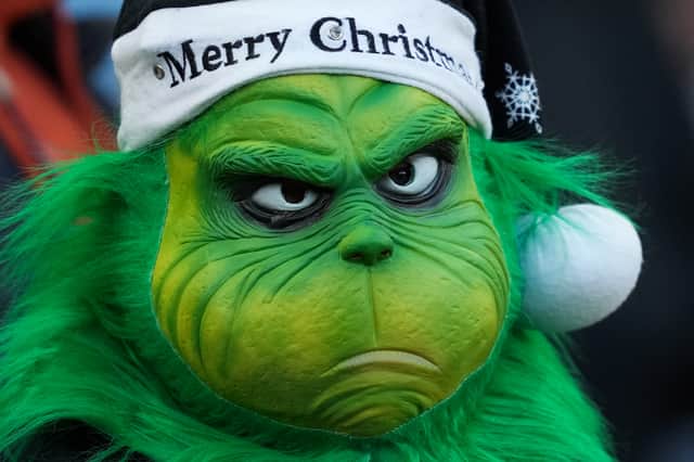 Why is the Grinch shopping in supermarkets in November when he has other things to do? (Picture: Andy Buchanan)