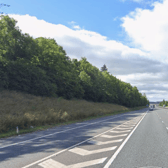 The crash happened at around 1pm on Tuesday 