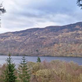 Views over Loch Oich near Invergarry 