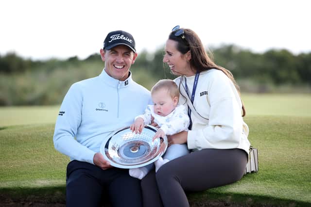 Grant Forrest has enjoyed having wife Chrsity and son Spencer with him at events on the DP World Tour this season 