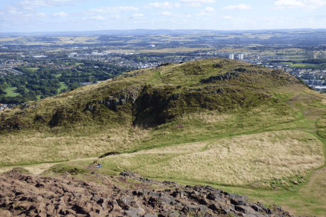 Crow Hill, as viewed from Arthur's Seat. geograph.org/Thomas Nugent.