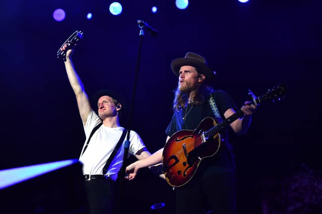 Jeremiah Fraites and Wesley Schultz of The Lumineers.