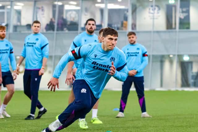 Rory Darge returns to the Scotland starting XV for the Test match against Argentina at Murrayfield on Sunday.