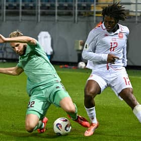 Denmark welcome Belarus in their penultimate World Cup qualifier in Copenhagen this weekend. Cr: Getty Images.