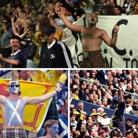 Here are 25 fantastic retro photos of Scotland fans at World Cup 1998. Cr: SNS Group.