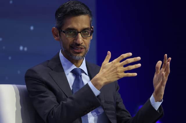 Sundar Pichai warned that no company will be ‘immune’ if the AI bubble pops (Picture: Justin Sullivan)