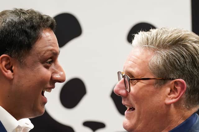 Anas Sarwar and Sir Keir Starmer (Picture: Ian Forsyth)