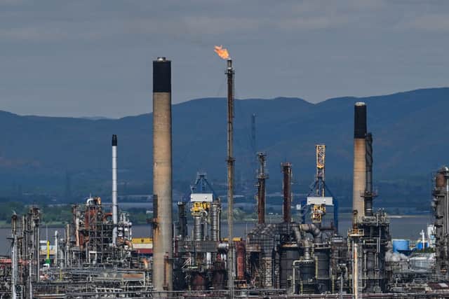 The closure of the Grangemouth oil refinery saw hundreds of people lose their jobs (Picture: Andy Buchanan)