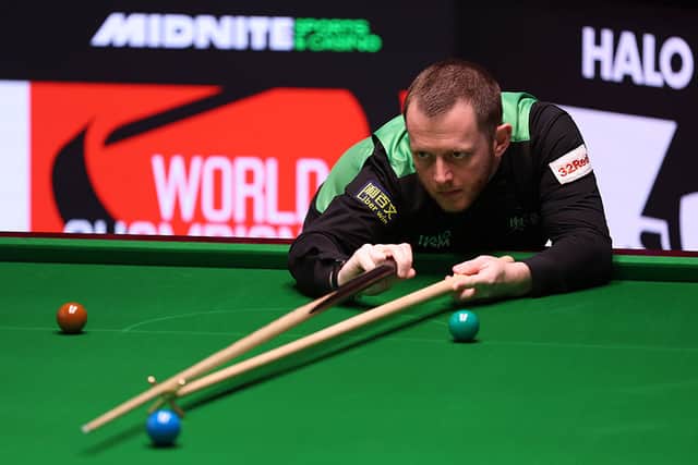 Mark Allen is still on track to defend his title.
