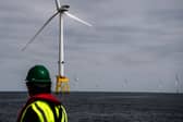An offshore wind farm off the coast of Montrose.
