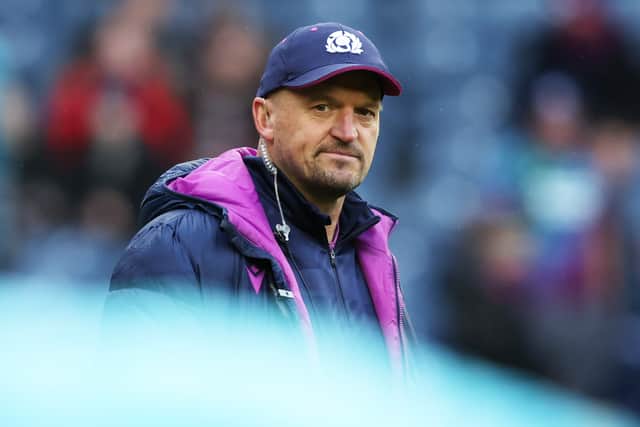 Scotland head coach Gregor Townsend during the Quilter Nations Series match with Tonga.