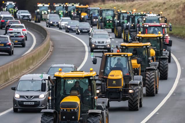 Farmer protest against changes to APR and BPR earlier this year