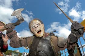 If there are any 'orcs' in the world today, they are not refugees fleeing violence but those who perpetrate it – or people having fun dressing up (Picture: Hagen Hopkins)