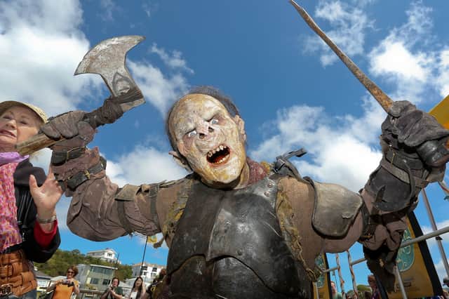If there are any 'orcs' in the world today, they are not refugees fleeing violence but those who perpetrate it – or people having fun dressing up (Picture: Hagen Hopkins)