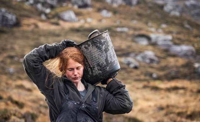 Heavy lifting on An Teallach repairing the path on one of Scotland's most popular Munros.
