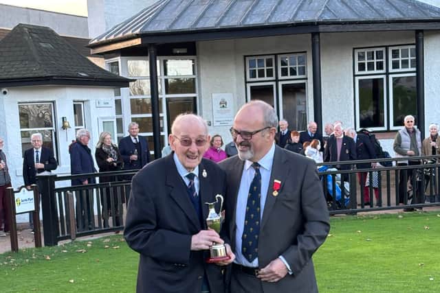 Historic Scottish golf club marks member celebrating 100th birthday