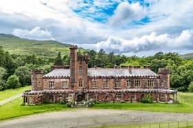 Kinloch Castle on the Isle of Rum in Scotland’s Inner Hebrides.
