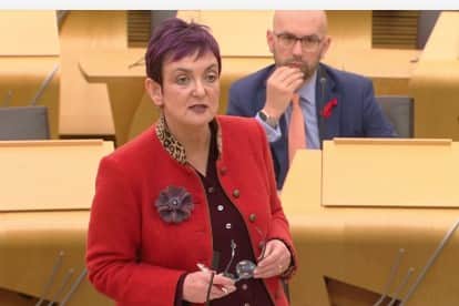 Justice Secretary Angela Constance