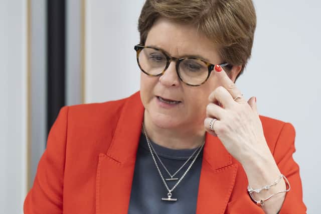 Former first minister Nicola Sturgeon